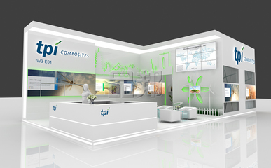 品邦在迪皮埃展会上的专业设计与搭建广告