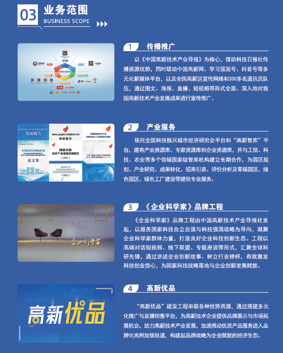 中国高新技术产业导报 技术推广服务的前沿瞭望塔