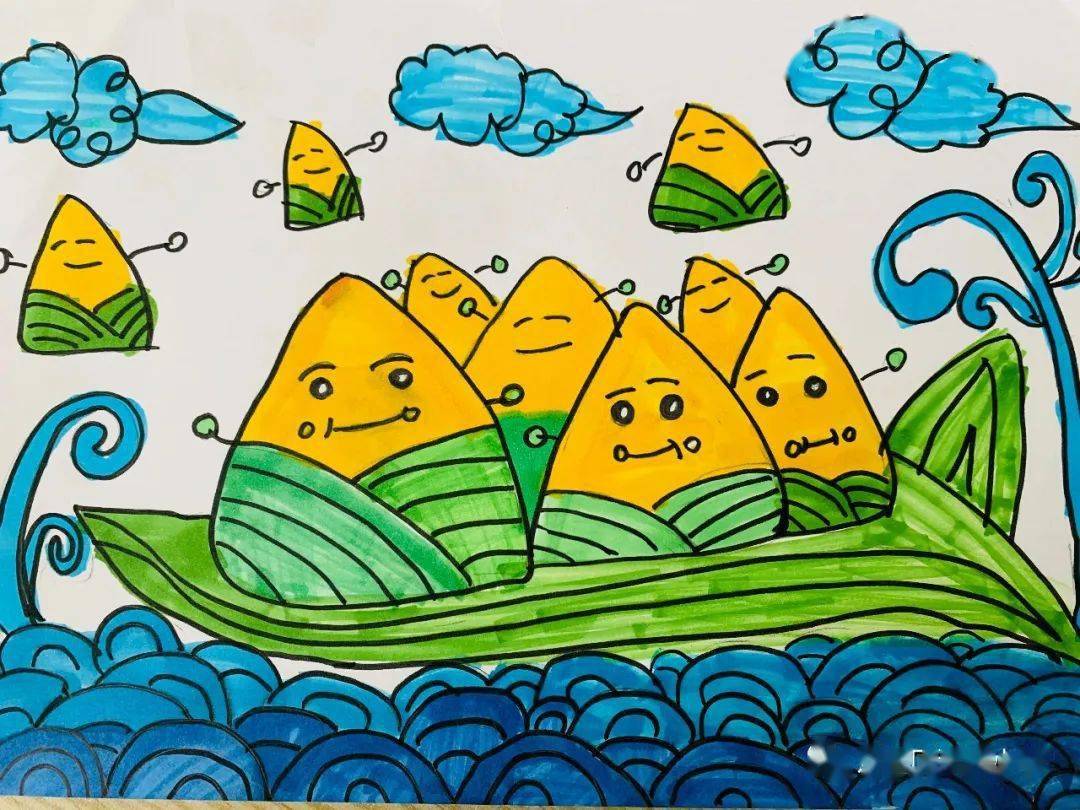 幸福鸿波丨正学风 端午节美术课程主题活动与技术推广服务